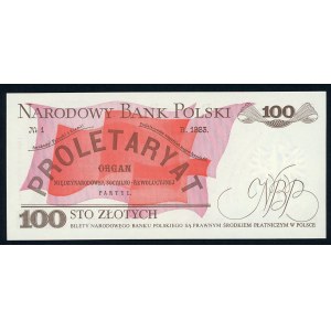 Nadruk na 1 banknocie - Tadeusz Ortyl