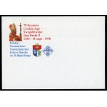 Imprint on 1 banknote - 78th birthday anniversary of JP II