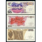 Prints on 11 banknotes - PTN Mlawa - various subjects