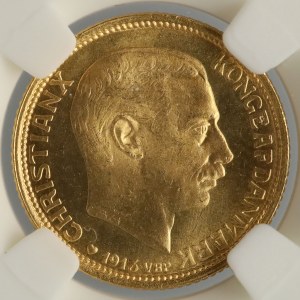 GRADING, 10 koron, 1913, Dania