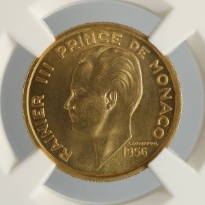 GRADING, 100 franků, 1956, Monako