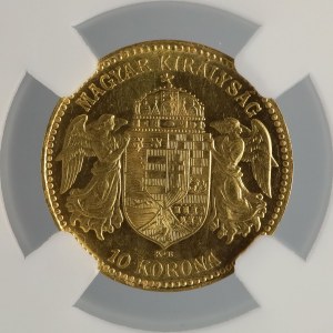 GRADING, 10 koron, 1911, Węgry