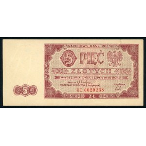 Pięć Złotych, 1948