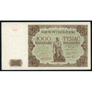 Tysiąc Złotych, 1947