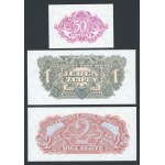 Nadruki na 9 banknotach - XXXV - Lecie PRL