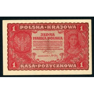 Nadruk na 1 banknocie - MAiE / Łódzki Numizmatyk
