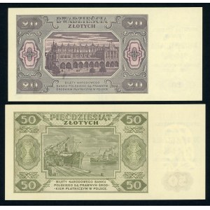 Nadruk na 2 banknotach - Joachim Lelewel
