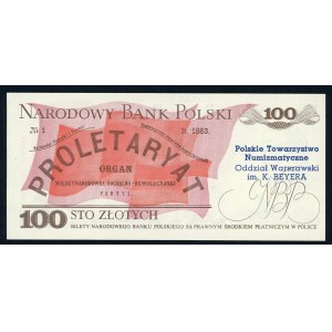 Nadruk na banknocie - Karol Beyer