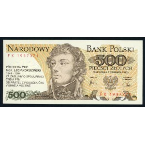 Nadruk na banknocie - Lech Kokociński