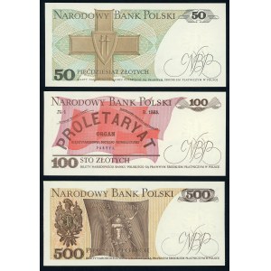 Nadruk na 3 banknotach - 200 lat polskiego pieniądza papierowego