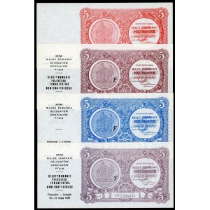 Nadruki na 3 banknotach - XXXVII Zebranie PTAiN