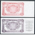 Nadruki na 3 banknotach - XXXVII Zebranie PTAiN