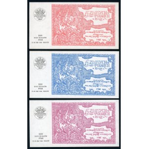 Nadruki na 3 banknotach - XXXV Zjazd PTAiN