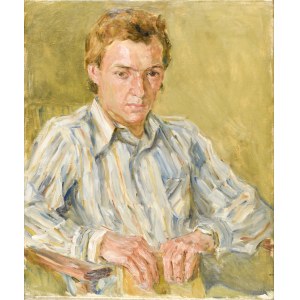 Olgierd BIERWIACZONEK (1925-2002), Porträt eines in einem Sessel sitzenden Mannes