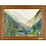 Irena WEISS - ANERI (1888-1981), Mountain landscape - Szczawnica, ca. 1965.