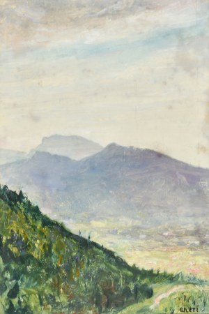 Irena WEISS - ANERI (1888-1981), Pejzaż górski