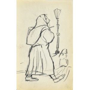 Stanislaw ŻURAWSKI (1889-1976), Sketch of an old woman