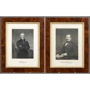 Lot of two portraits: Sir Arthur Wellesley, 1st Duke of Wellington and Otto von Bi