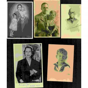 Lot of 4 photos and 2 postcards with portraits of the Savoia family members, any