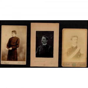 Lot of 3 photos with young members of the royal family