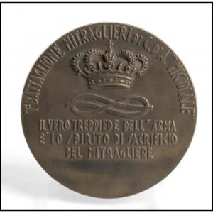 Plaque 1st Machine Gun Battalion of C. d'A. DEADLY