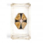Ashtray with regimental badge