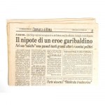 Memorabilia of Garibaldino, one of the Thousand