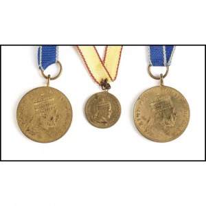 Lot of three medals