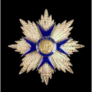 Hospitaller Order of Our Lady of Bethlehem, grand officer's plaque, half