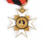 Order of Saint Sylvester the Pope, knight's insignia from the Pius XI period, with rosette and case