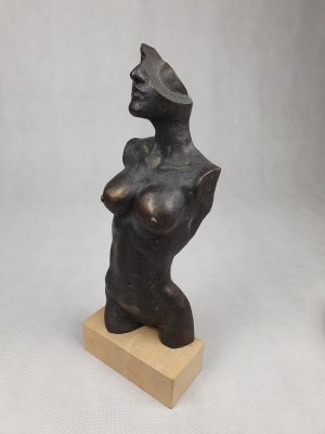 Piotr Bubak, Sculpture de nu en bronze patiné