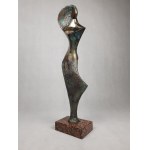 Stanislaw Wysocki, grande sculpture de femme en bronze 2/8