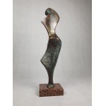 Stanislaw Wysocki, scultura alta di donna in bronzo 2/8