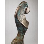 Stanislaw Wysocki, scultura alta di donna in bronzo 2/8