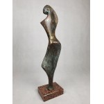 Stanislaw Wysocki, scultura alta di donna in bronzo 2/8