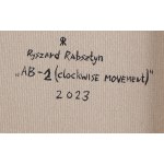Ryszard Rabsztyn (nar. 1984, Olkusz), AB-2 (pohyb v smere hodinových ručičiek), 2023