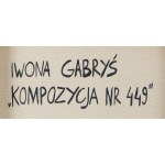 Iwona Gabryś (geb. 1988, Puławy), Komposition Nr. 449, 2023