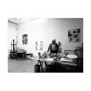 Wojciech Fangor, Summit, Nowy Jork, 15 X 1988, 30 x 40 cm