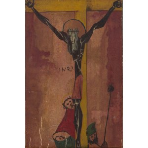 Tadeusz Brzozowski (1918 Lemberg - 1987 Rom), Christus am Kreuz, 1954