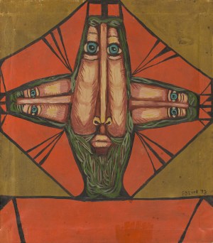 Jerzy Sosin (1929 - 1987), Bez tytułu, 1973