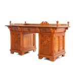 Zakopane style desk, 1930s.