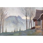 Otton Edward Borzemski (d. 1978, ), Tatra landscape with view of Giewont