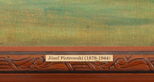 Józef Piotrowski (1878 Kraków - 1944 Kraków), Widok na Tatry z Poronina