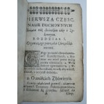 TYLKOWSKI WOYCIECH X. I Časť náuky o posvätnom Pre všetkých v jednoduchosti srdca hľadajúcich Boha [1687].
