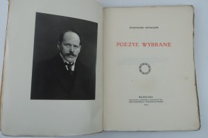 TETMAJER KAZIMIERZ Poezye wybrane [1914].