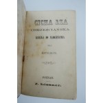 LISSNER J. Tiché kresťanské slzy [1859] Dámsky výtlačok.