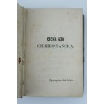 LISSNER J. Cicha łza chrześcijańska [1859] Egzemplarz dla kobiet.