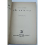 LAGERLÖF SELMA Gösta Berling [návrh obálky J. M. Szancer] [1948].