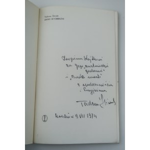 SLIWIAK MICHAEL Signs of Imagination [Author's autograph].