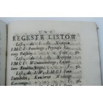 [RZEWUSKI WACŁAW] MOWY y LISTY I. P. WACŁAWA RZEWUSKIEGO woiewody podolskiego H. P. K.[POCZAJÓW 1761].